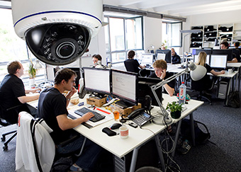 vidéosurveillance bureaux entreprise