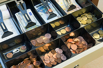 caisse enregistreuse billets