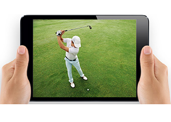 golf ipad vidéosurveillance
