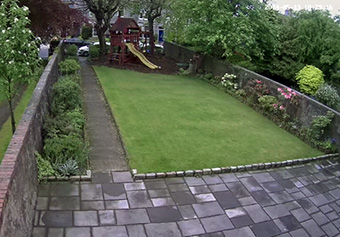 jardin vidéosurveillance