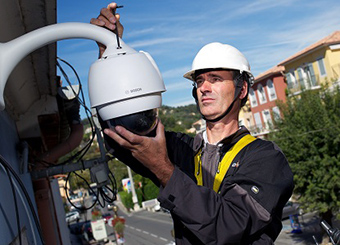 technicien caméra vidéosurveillance urbaine