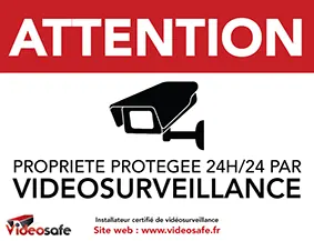 autocollant vidéosurveillance