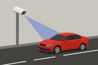comptage de véhicules caméra vidéosurveillance