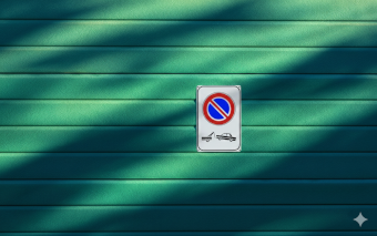 porte parking stationnement interdit