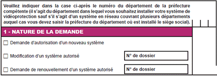 nature demande déclaration préfectorale