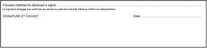 signature déclaration préfectorale