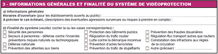 finalité système  déclaration préfectorale