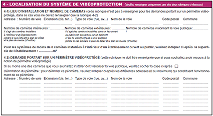 localisation système  déclaration préfectorale