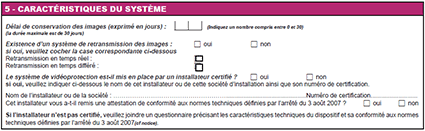 caractéristiques système déclaration préfectorale