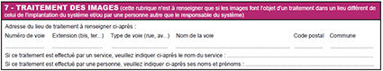 traitement des images déclaration préfectorale