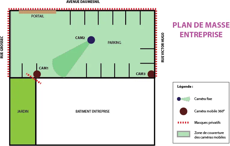 plan de masse entreprise