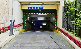 entrée parking