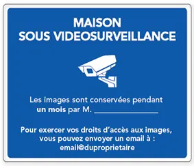 panneau maison vidéosurveillance