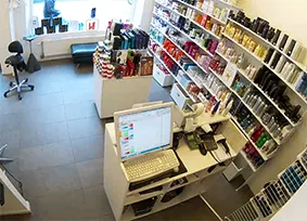 caméra vidéosurveillance coiffeur